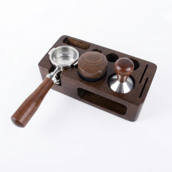Tamper station 4Barista 58 mm | nuc închis la culoare