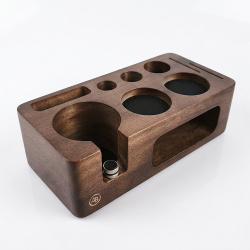 Tamper station 4Barista 58 mm | nuc închis la culoare