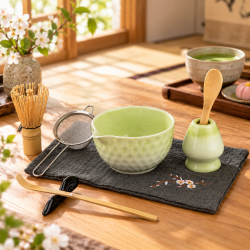 Matcha set 4Barista (light green) – un set din ceramică pentru prepararea ceaiului matcha 