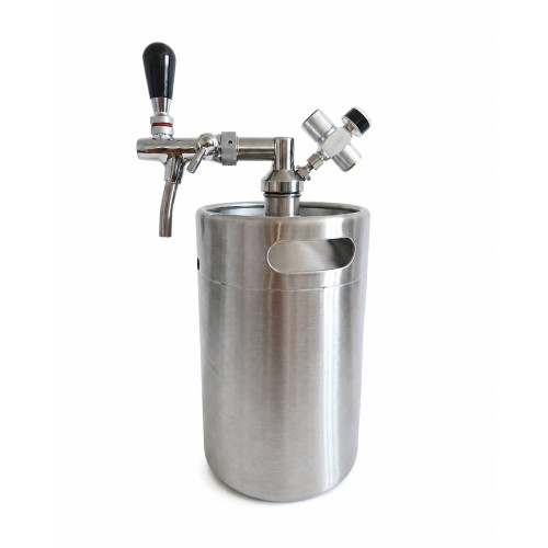 Nitro Cold Brew Minikeg din oțel inoxidabil de 5 litri 4Barista