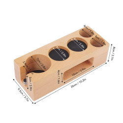 Tamper stație 4Barista | lemn deschis