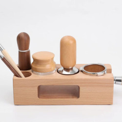 Tamper stație 4Barista | lemn deschis