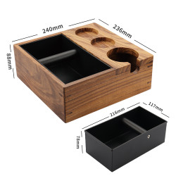 Tamper stație cu Knock box 4Barista