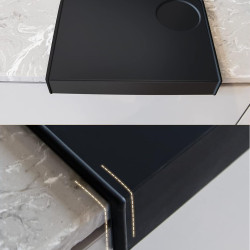 Suport pentru tamper și mâner 4Barista – pătrat de colț