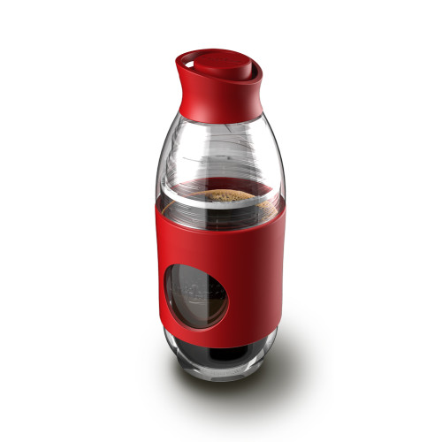 Aparat de cafea de voiaj Cafflano Go-brew (roșu)