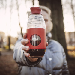 Aparat de cafea de voiaj Cafflano Go-brew (roșu)