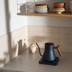 Fellow Stagg EKG PRO stone blue + walnut | Fierbător electric Gooseneck