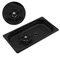 Clătitor de pahare / dimensiunea cești S - negru | 4Barista