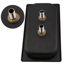 Clătitor de pahare / dimensiunea cești S - negru | 4Barista