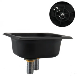 Clătitor de pahare / dimensiunea cești xS - negru| 4Barista