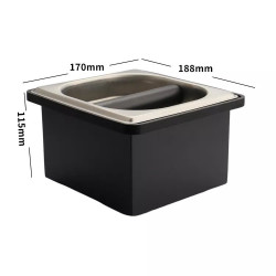 Recipient knock box 4Barista