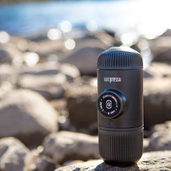 Aparat de cafea portabil Wacaco Nanopresso (negru) + carcasă moale