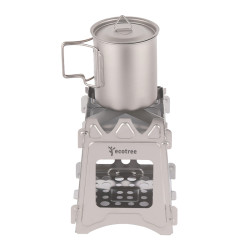 Arzător cu lemne - camping