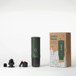 OutIn Nano 2 (Forest green) - aparat de cafea de călătorie
