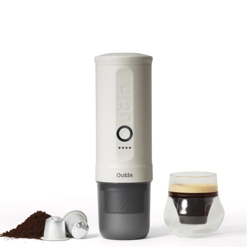 OutIn Nano 2 (Pearl white) - aparat de cafea de călătorie