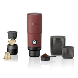 Wacaco Pixapresso (tuscan red) - aparat de cafea portabil electric 