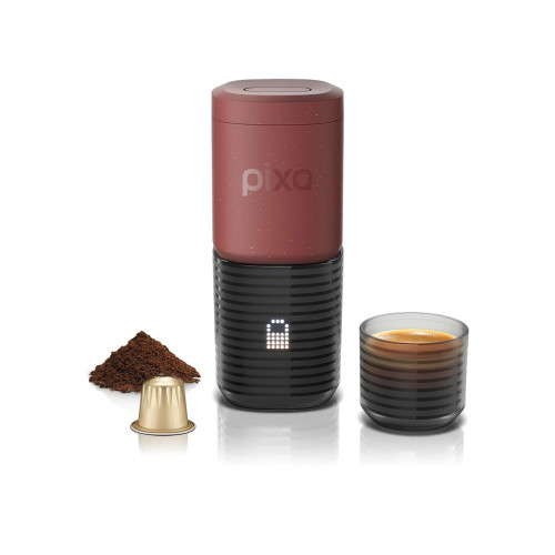 Wacaco Pixapresso (tuscan red) - aparat de cafea portabil electric 