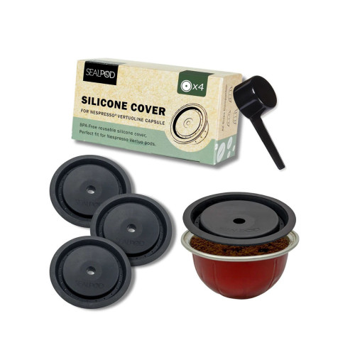 Husa din silicon SEALPOD pentru capsule Vertuoline - 4 buc