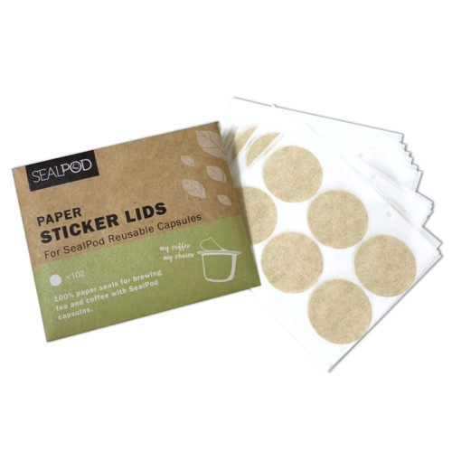 Folii adezive de rezervă SEALPOD 100 buc pentru Nespresso ® - preparare ceai și ciocolată