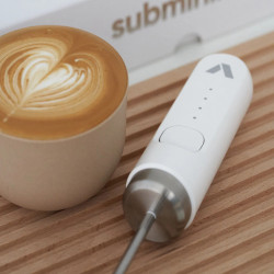 Subminimal NanoFoamer Lithium - aparat pentru spumă de lapte (alb)