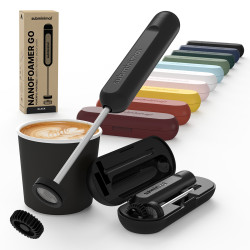 Subminimal NanoFoamer GO (black) - spumator de lapte