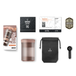 Wacaco Prestina (clay pink) – un aparat portabil de cafea