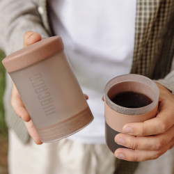 Wacaco Prestina (clay pink) – un aparat portabil de cafea